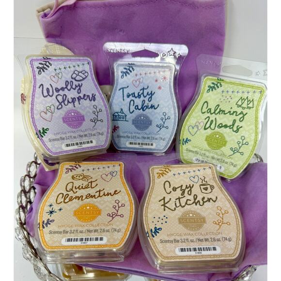 Scentsy Hygge Wax Collection~Retired/Very Rare/HTF~5 Bar Collection~Read Bellow - Picture 2 of 16